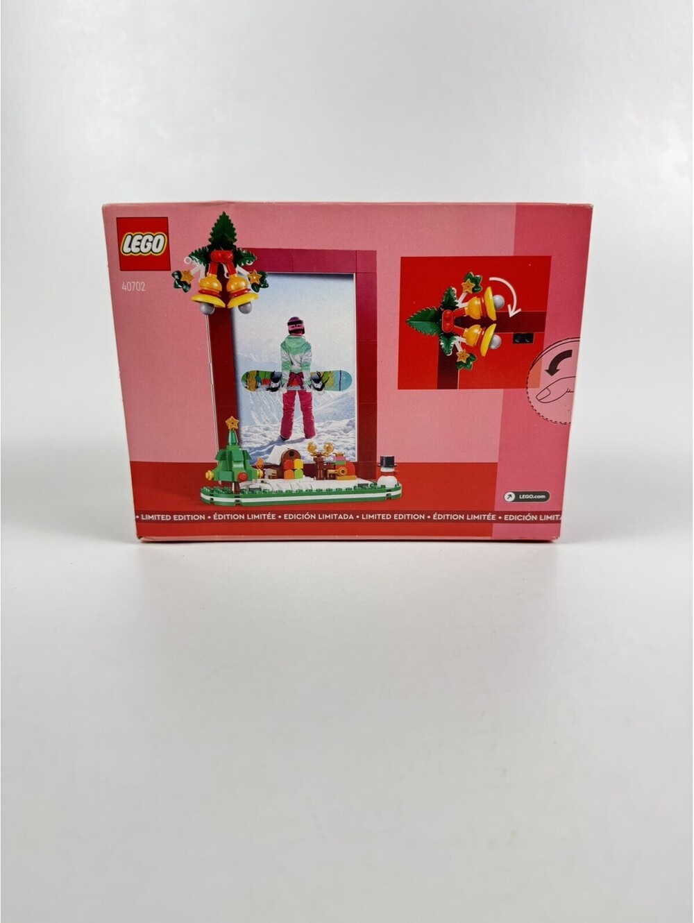 LEGO 40702 Christmas Picture Frame Set- BRAND NEW DAMAGED BOX